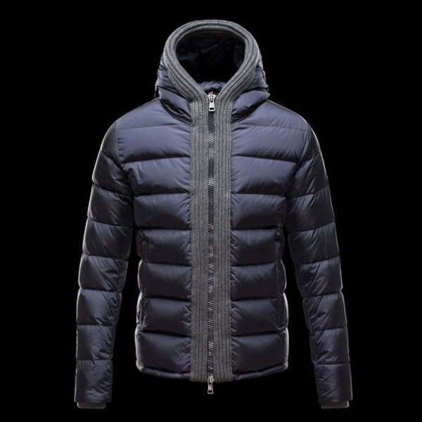 Moncler semplice cappuccio caldo Uomo Cappotti